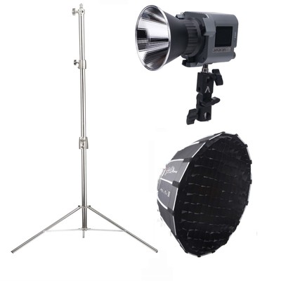 Amaran 60d S 60W LED-Videoleuchte 5600K Tageslicht + Light Dome mini III+ stativ