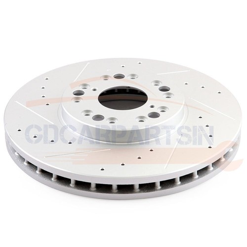 Brake Front And Rear Disc Rotor Slotted For 2001 2002 2003 2004 2005 Lexus GS430 - Picture 2 of 4