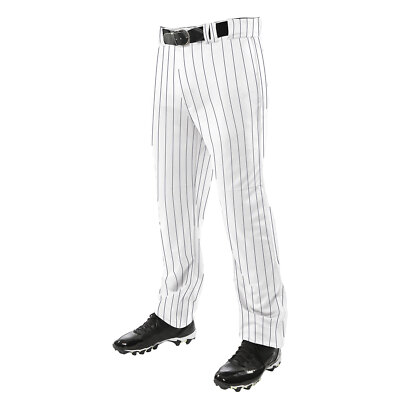 Champro Triple Crown Open-Bottom Loose-Fit Youth Baseball Pants with Pinstripes