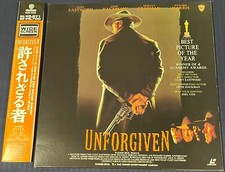 Unforgiven Movie LaserDisc 1992 NJWL-12531 Clint Eastwood w/Obi From Japan
