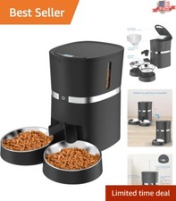 Smart Pet Feeder Food Dispenser for Cats  Small Dogs - Portion Control