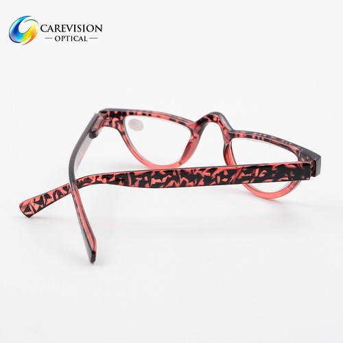 1X Gafas de lectura vintage con bisagra de primavera de media luna para mujer +1.00~+4.00 - Imagen 4 de 11