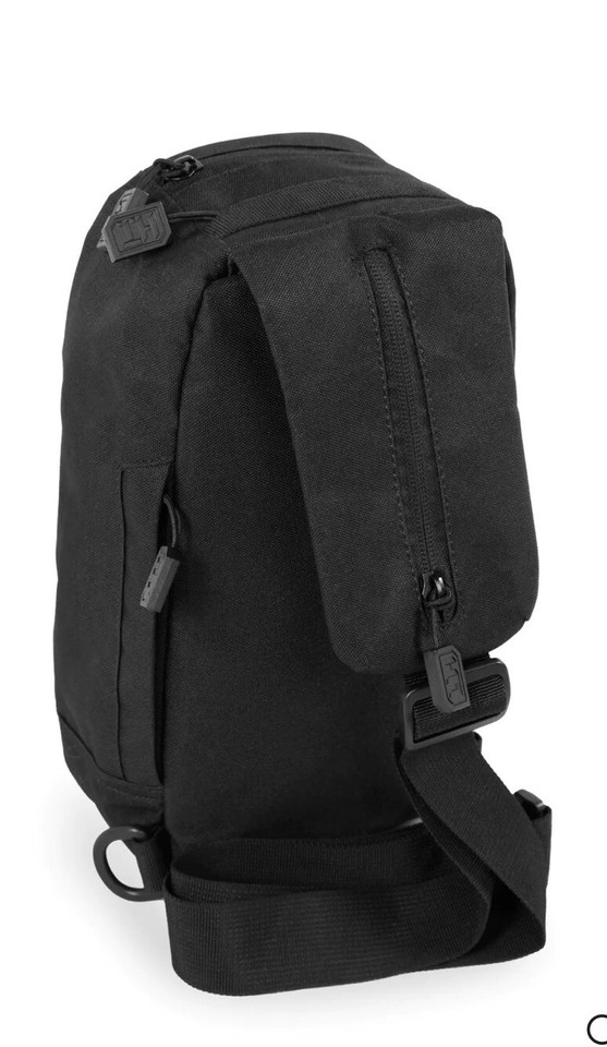 Highland Tactical Expo Molle bing Crossbody Bag Sling Bag Black eBay