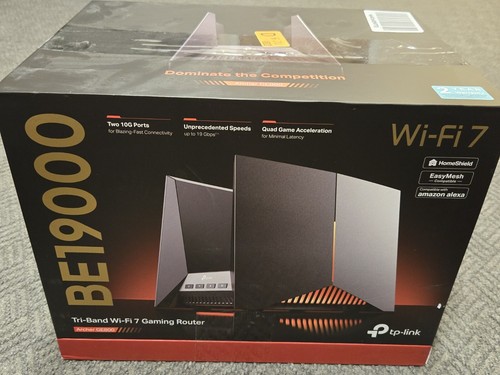 TP-Link Archer GE800 Tri-Band BE19000 Wi-Fi 7 Gaming Router