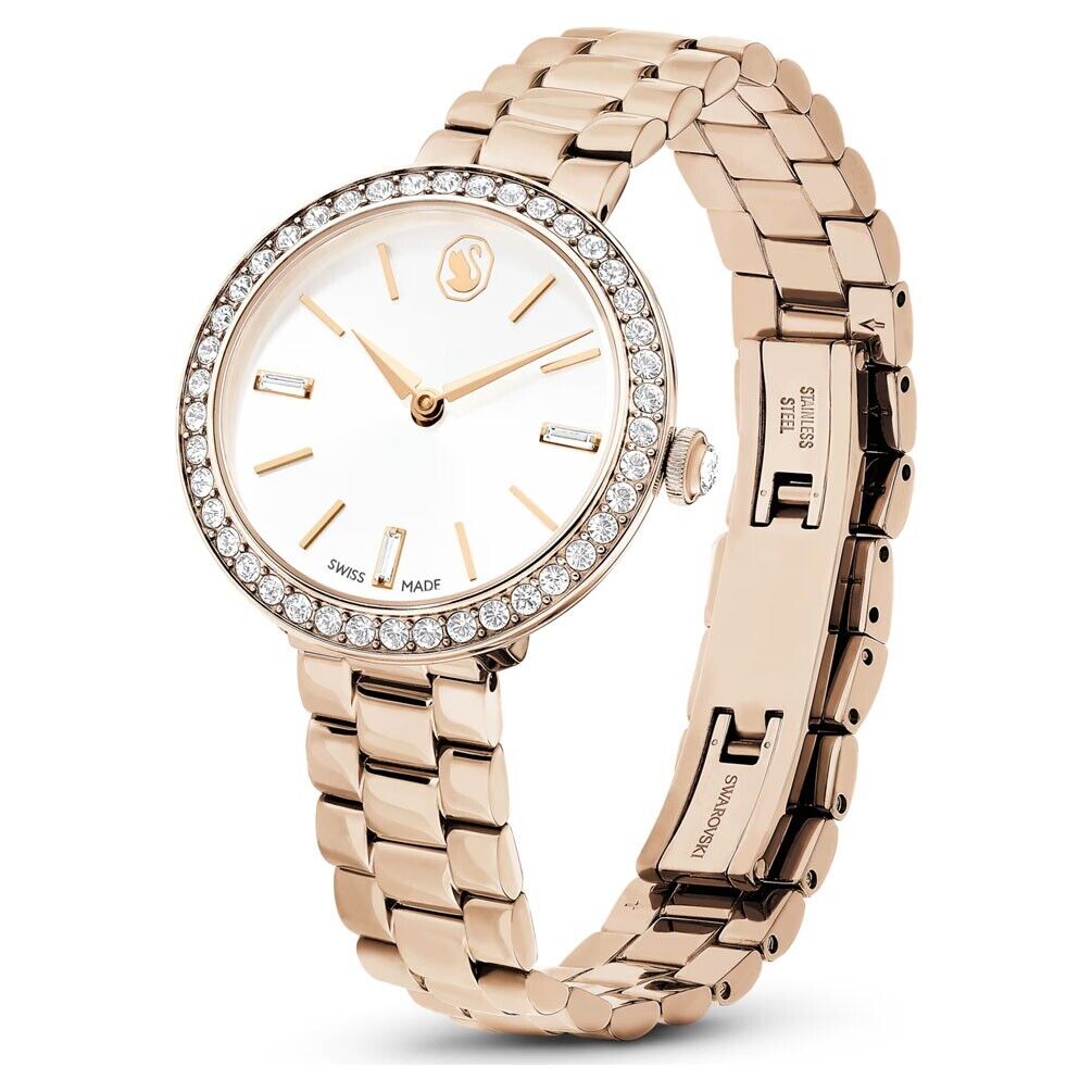 Swarovski Certa watch 5673013 champagne tone metal bracelet Swarovski Certa watch 5673013 champagne tone metal bracelet