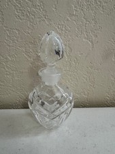 Waterford Crystal Clear Perfume Bottle 5"