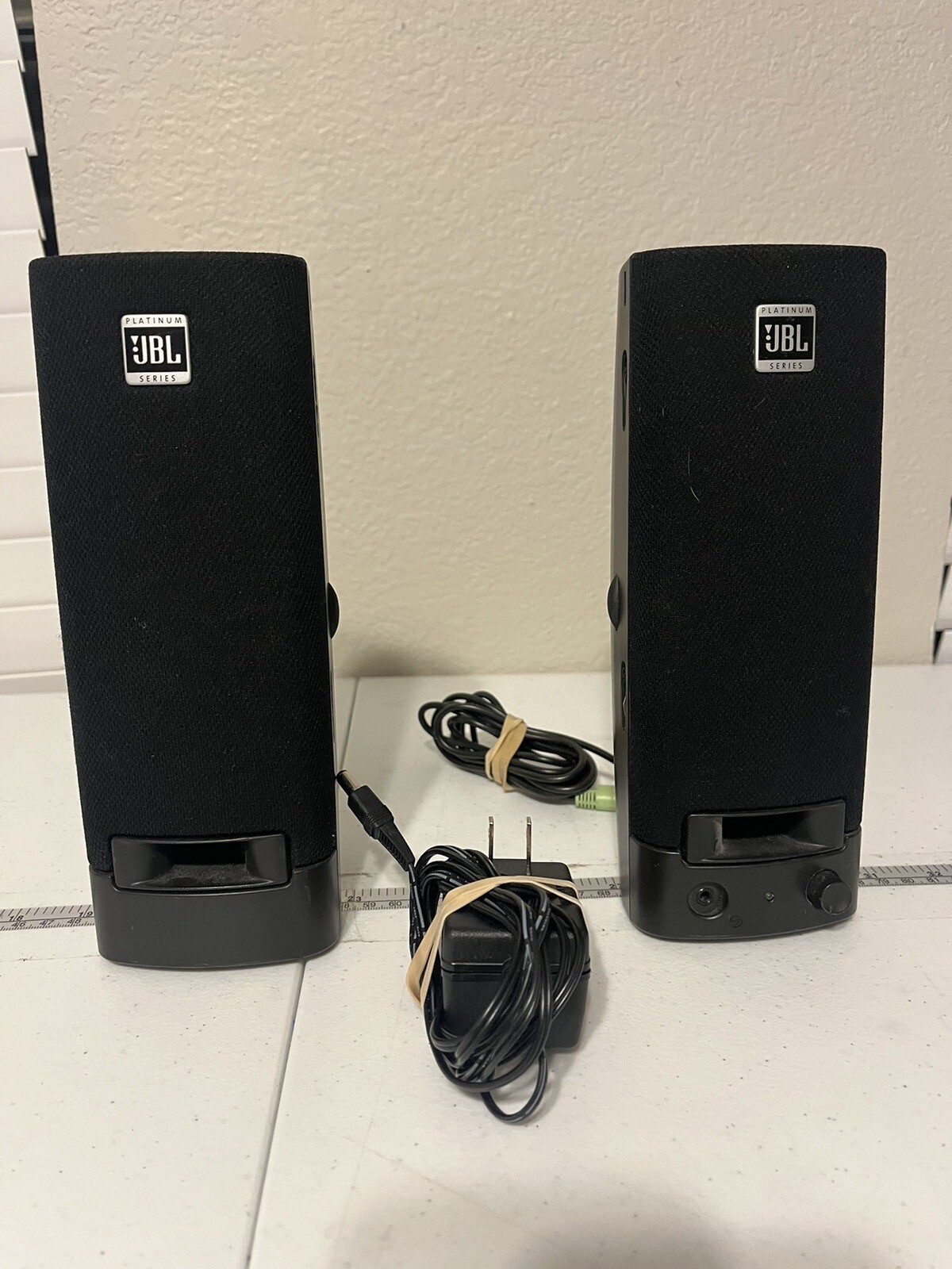 JBL Platinum Series Computer Speakers Wired With Adapter TESTED eBay