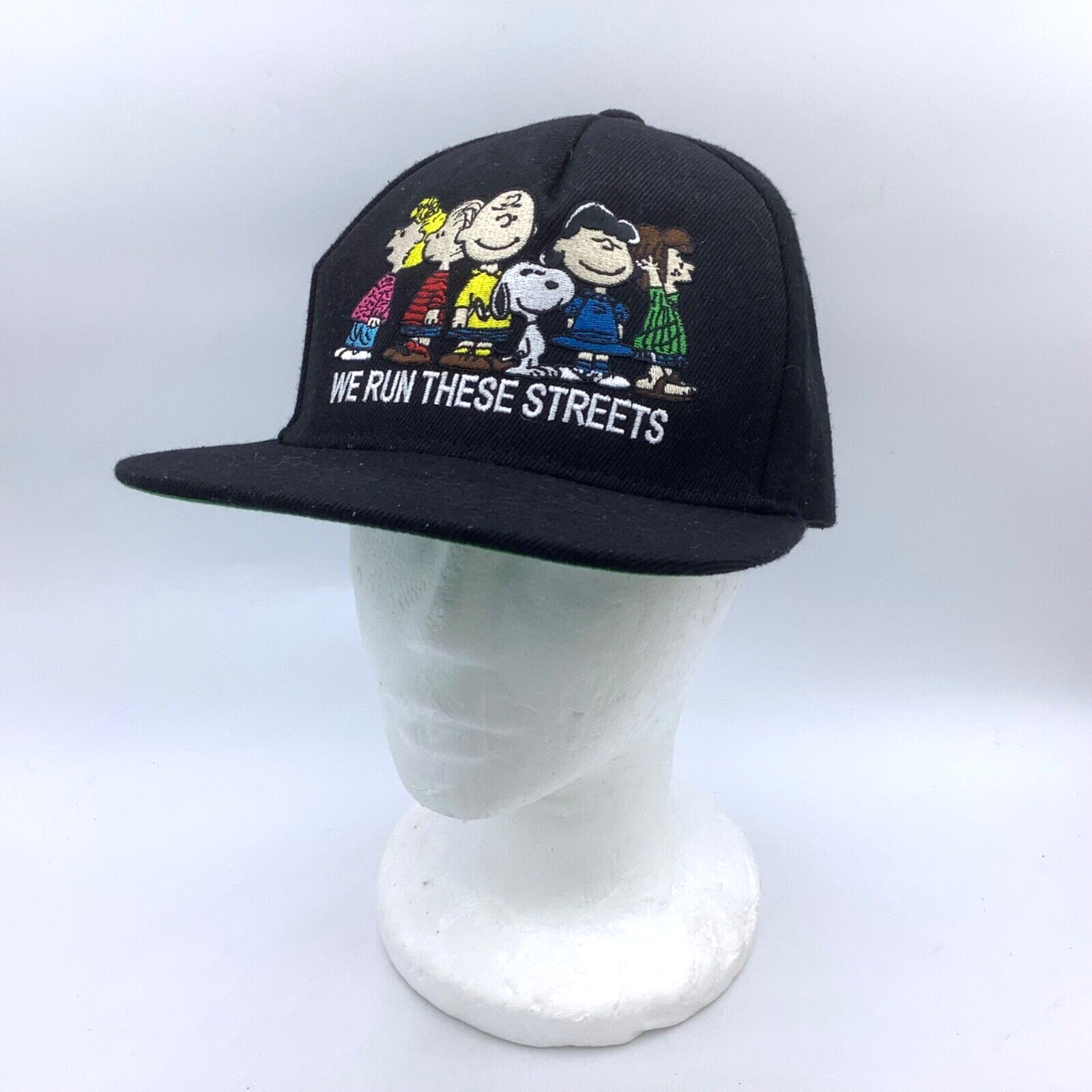 PEANUTS We Run These Streets Black Snapback Baseb… - image 1