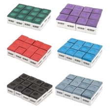 GSE 12-Pack Billiard Chalk. Dozen 12-Piece Box)Pool Cue Stick Chalks Accessories