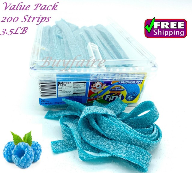 Sour Power Sour Belts Blue Raspberry 2.2lb Bag eBay