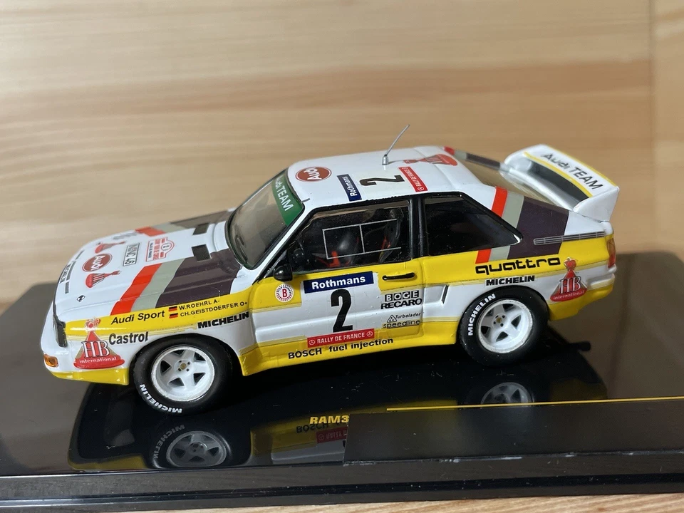 AUDI SPORT QUATTRO #2 W.ROHRL TOUR DE CORSE 1984 ALTAYA IXO 1:43 TRANSKIT “HB” - Immagine 3 di 4