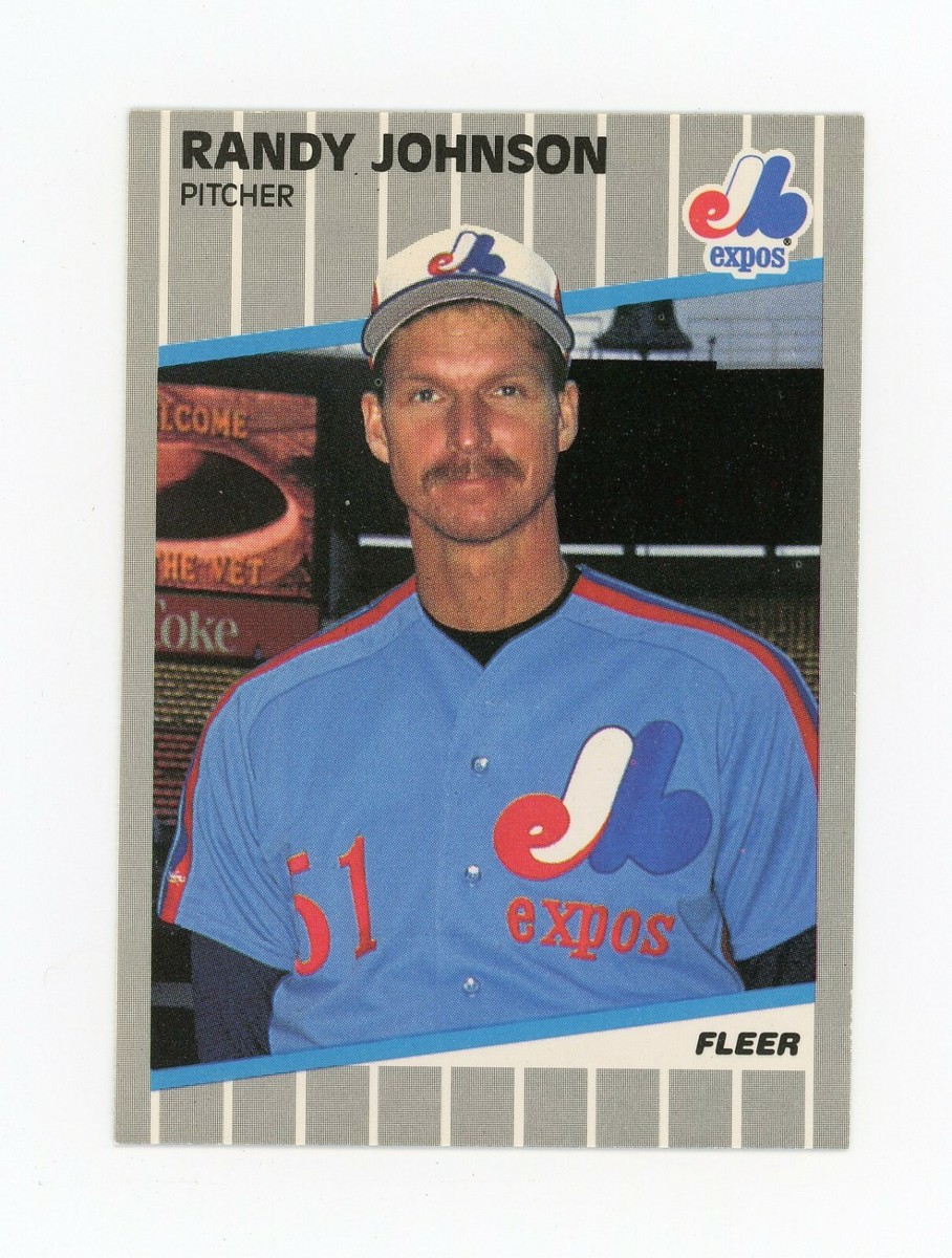 RANDY JOHNSON 1989 Fleer Rc #381 Seattle Mariners JM17 | eBay