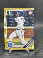 Michael Massey 2019 Bowman Draft Gold Paper Parallel 1st Prospect 6/50