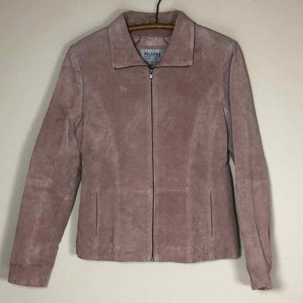 WILSONS LEATHER PINK GENUINE FUR リアルファー Pink Wilsons Leather Coats, Jackets & Vests for Women for