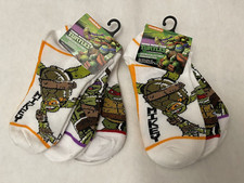 6 pairs NEW with tags Teenage Mutant Ninja Turtles Socks L311