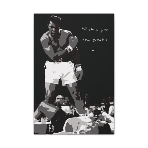 Muhammad Ali Boxing Quote Inspirational Motivational Office Wall Art Canvas - Picture 18 of 25