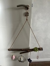 Deko Ast mit Vogel und Blumen für Indoor mit...