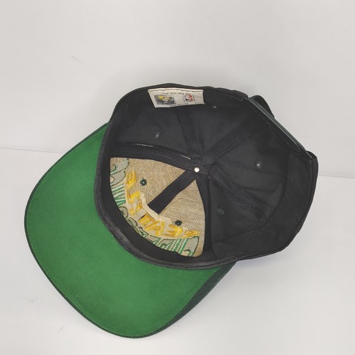 Vintage Seattle Supersonics Hat Snapback Cap Black Green Logo 7 OSFM - Picture 5 of 11