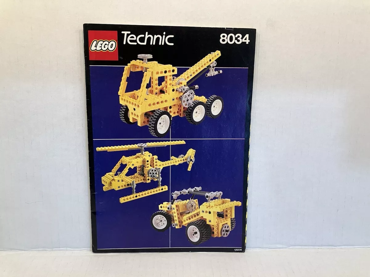 2 Lego Technic Universal Building set Instruction Manuals Booklets 8022 8034