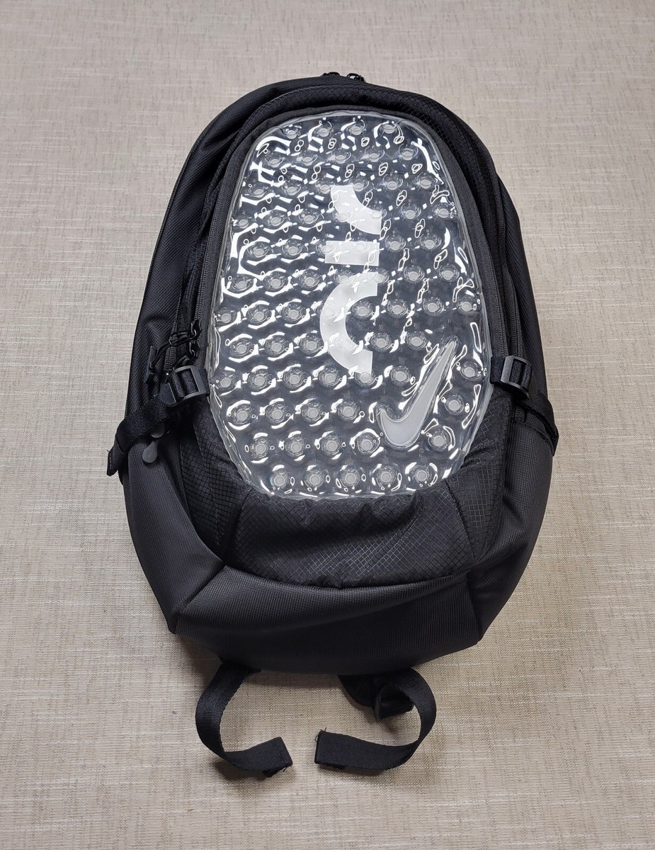 NIKE Air Max Bubble Backpack Black White Logo Padded Elite NIKE Air Max Bubble Backpack Black White Logo Padded Elite