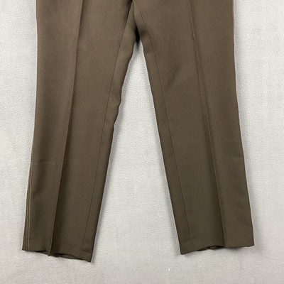 Vintage Levis Panatela Pants Slacks Mens 34x30 Brown 70s Disco Mob 