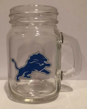 Detroit Lions Boelter NFL Mason Jar Series 4oz Shot Glass