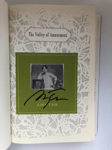 The Valley of Amazement (NEW 1st Ed. Signed sticker photo—Amy Tan) - Picture 6 of 8