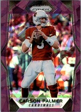 2017 Panini Prizm Prizms Purple Crystals #88 Carson Palmer /75 - FB