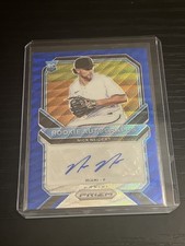 2021 Panini Prizm - Rookie Autographs Nick Neidert #RA-NN Blue Wave Prizm /50...