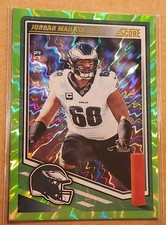 Jordan Mailata No. 129 37/99 Green Parallel 2025 Panini Score Football