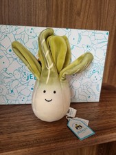 Jellycat Retired Vivacious Vegetable Bok Choy genuine New With Tags 