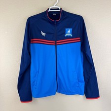 Ted Lasso AFC Richmond Mock Neck Full Zip Soccer Jacket XL Activewear Costume