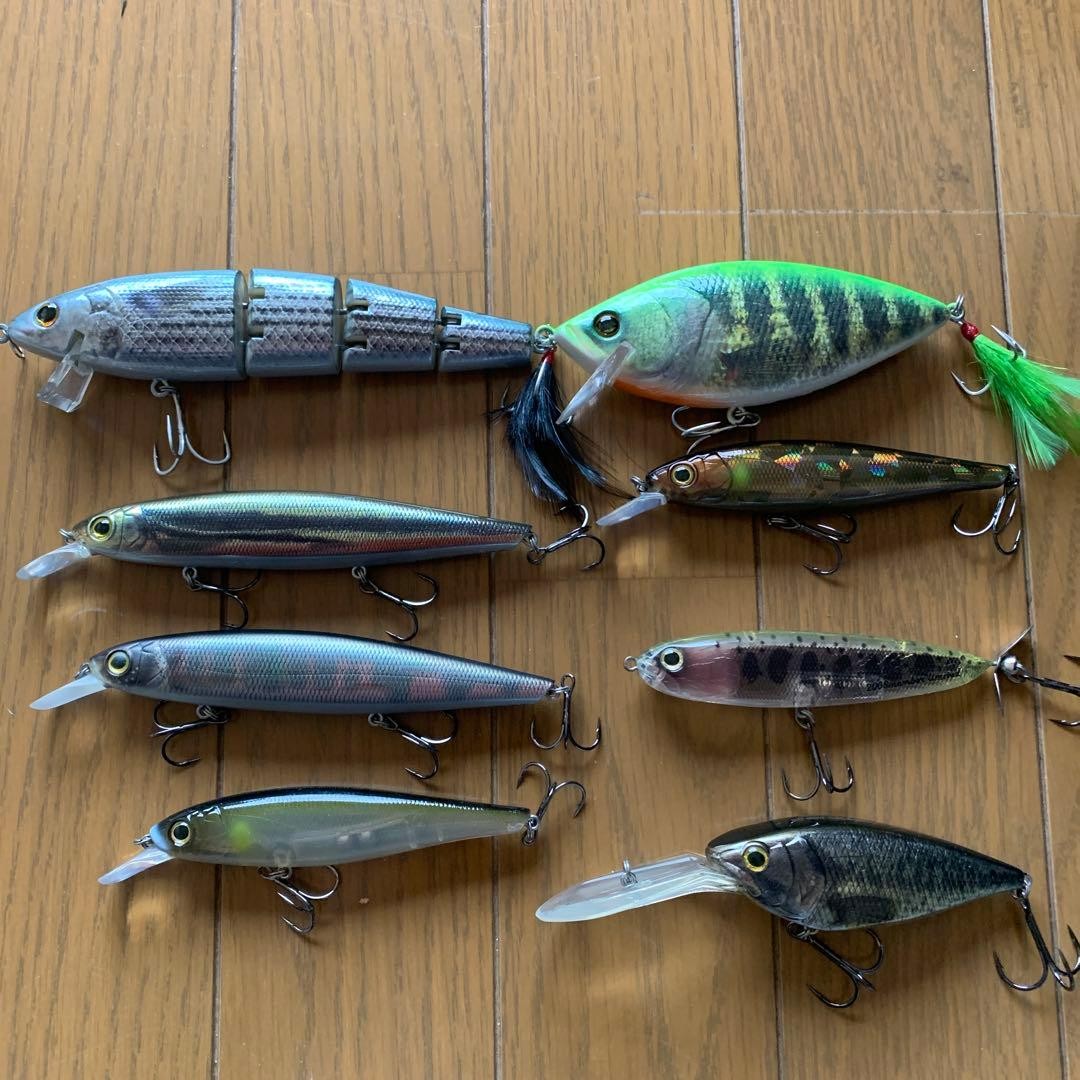 Price reduction, bass fishing retirement, 90 hard lures set (opened), Megabass, - Image 12