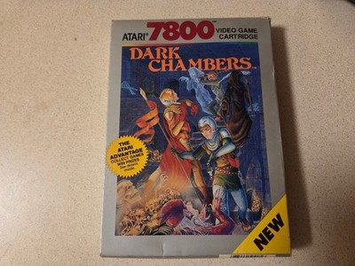 Dark Chambers Atari 7800 CIB Complete in Box Vintage Gaming TESTED WORKS