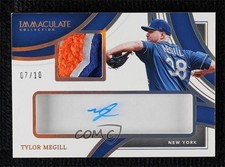 2022 Panini Immaculate Prime Relics Clear Jacket /10 Tylor Megill #ICP-TM n0c