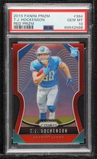 2019 Panini Prizm Rookies Red Prizm TJ Hockenson #364 PSA 10 GEM MT 8uc