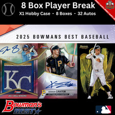 GUNNAR HENDERSON 2025 Bowmans Best Baseball Player Break 8 Box 1 Case 1787
