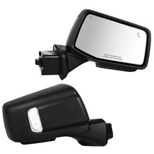 2019-2022 GMC Sierra 1500 Blk Pwr Htd Tow Mirrors Puddle Blnd Spot Temp Pwr Fold