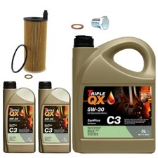 7L TRIPLE QX OIL & OIL FILTER SERVICE KIT CHANGE FOR BMW X5 3.0 MSPORT F15 12-18