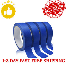 4 Rolls Premium Painters Tape Blue Tape Masking Tape Paint Tape Multi-PurposePai