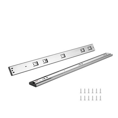 10 Pairs of 24 Inch Drawer Slides Side Mount Rails, Heavy Duty Full Extension