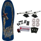 Powell Peralta Skateboard Complete Ray Underhill Cross Navy/Gold Foil Old Schoo