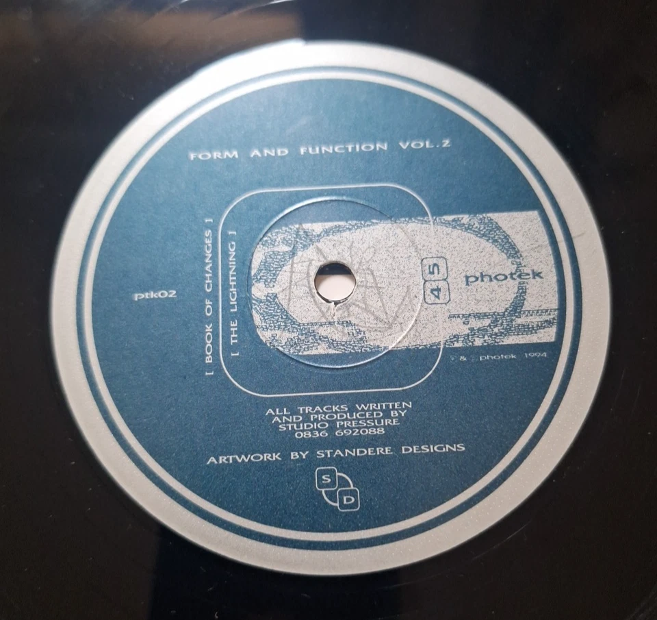 STUDIO PRESSURE / PHOTEK FORM & FUNCTION VOL 2  PTK 02 12 IN SINGLE NM- Foto 3 de 4