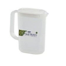 Whitefurze 1.5 Litre Fridge Door Jug Plastic Juice Milk Drink Squash Cooler