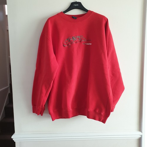 Osiris 90s Sweatshirt Retro Embroidered Logo Red Size Extra Large in VGC - Imagen 2 de 18