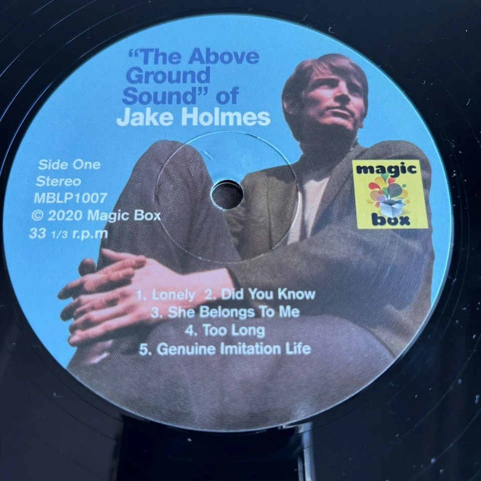 Jake Holmes Above Ground Sound Vinyl LP Record 2020 RE W/CD Shrink Hype VG+ Foto 3 de 4
