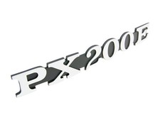 Vespa P200 E VSX1T Side Cover Badge "PX200E" for Vespa PX 200 E