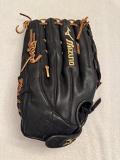 Mizuno Baseball Glove Right Hand Throw Professional Model MVP Black 12"