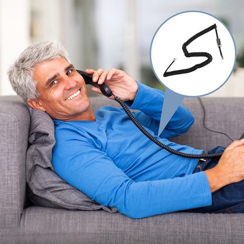 Dwuczęściowy zestaw linii telefonicznych Kable do stacjonarnego Wygodny odłączacz kabli - Zdjęcie 8 z 12