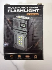 LED Magnetic Warning Flashlight Working Light Multifunctional Light Rechargeable